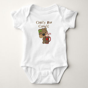 Girl Bear Crazy For Cocoa Baby Bodysuit