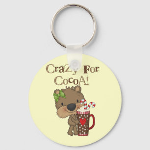 Girl Bear Crazy For Cocoa Key Ring