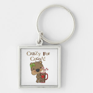 Girl Bear Crazy For Cocoa Key Ring