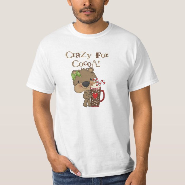 Girl Bear Crazy For Cocoa T-Shirt (Front)