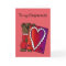girl bear holding valentine for godparents card