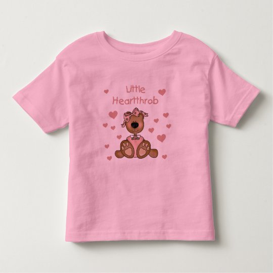 Girl Bear Little Heartthrob Toddler T-Shirt