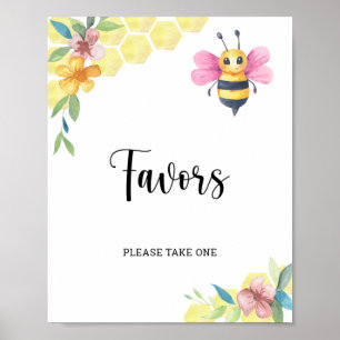 Girl Bee is on the way \  Favours Poster