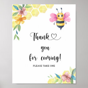 Girl Bee \ Thank you for coming Poster