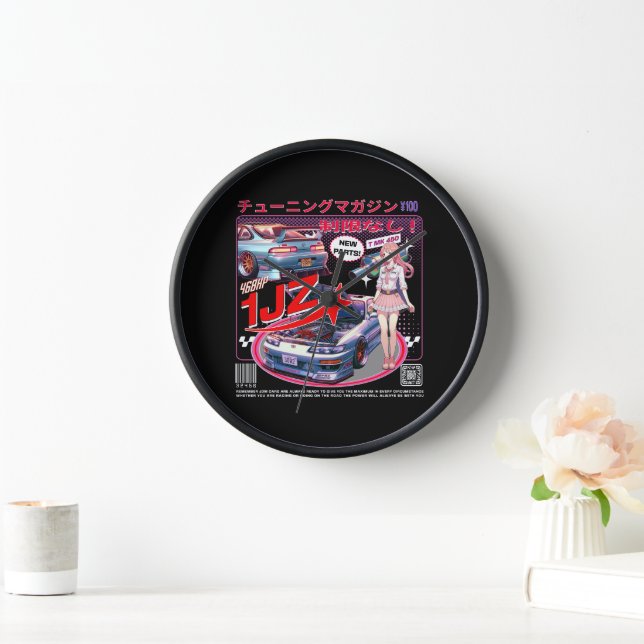 Girl Behind the Wheel: Soarer Stories Clock (Home)