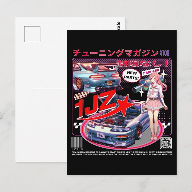 Girl Behind the Wheel: Soarer Stories Postcard (Front/Back)
