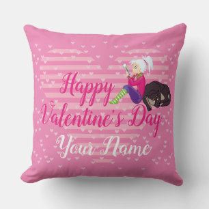 Girl Being in love  Cushion