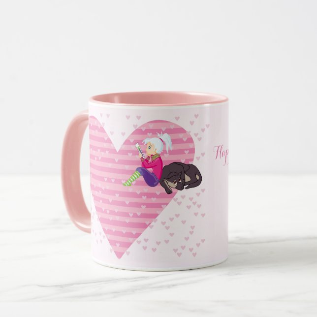Girl Being in love Mug (Front Left)