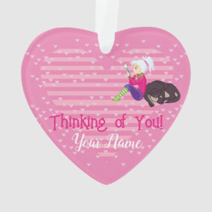 Girl Being in love Ornament