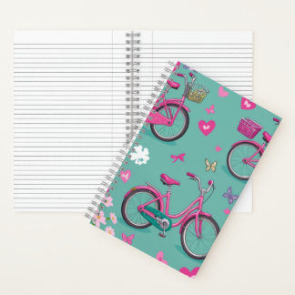Girl Bicycle Notebook