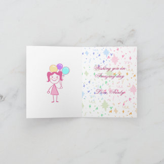 Girl Birthday card