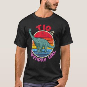 Girl Birthday I Tio I Brachiosaurus I Family Match T-Shirt