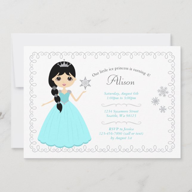 Girl Birthday Invitations (Front)