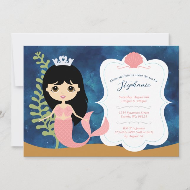 Girl Birthday Invitations (Front)