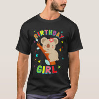 Girl Birthday Koala Bear Cute Part  For Kids - Koa