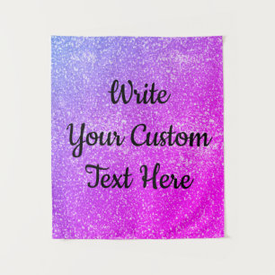 Girl Birthday Party Photo Booth Backdrop Sparkle Tapestry