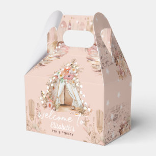 Girl Birthday Tent Slumber Party Welcome Gift Favour Box