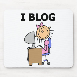 Girl Blogger Mouse Mat