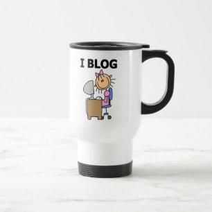 Girl Blogger Travel Mug