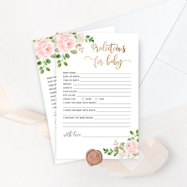 Girl Blush floral predictions for baby (Creator Uploaded)
