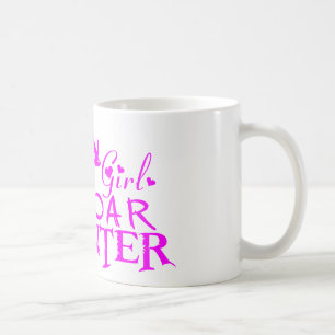 GIRL BOAR HUNTING COFFEE MUG
