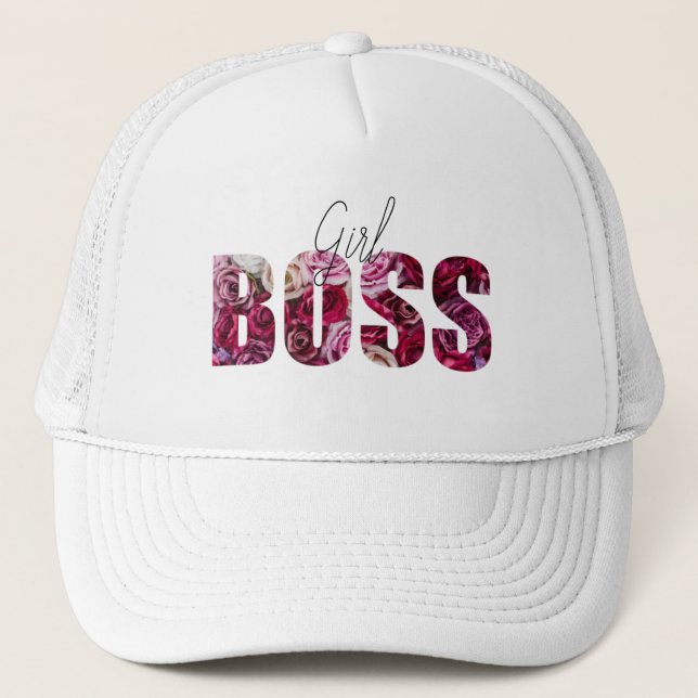 Girl Boss baseball hat (Front)