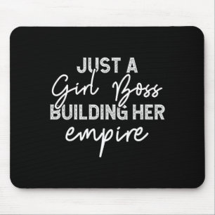 Girl Boss Building Her Empire Mouse Mat
