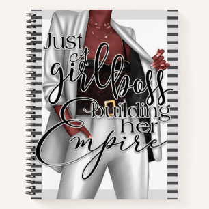 Girl Boss Building Her Empire Notebook