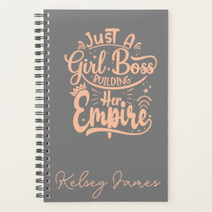 Girl Boss Building Her Empire Personalised    Planner