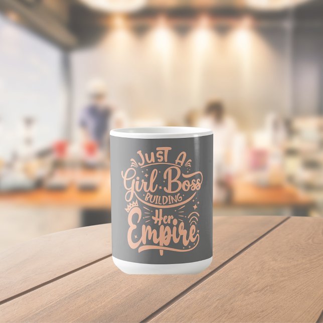 Girl Boss Building Her Empire Word Art   Coffee Mug (Creator Uploaded)