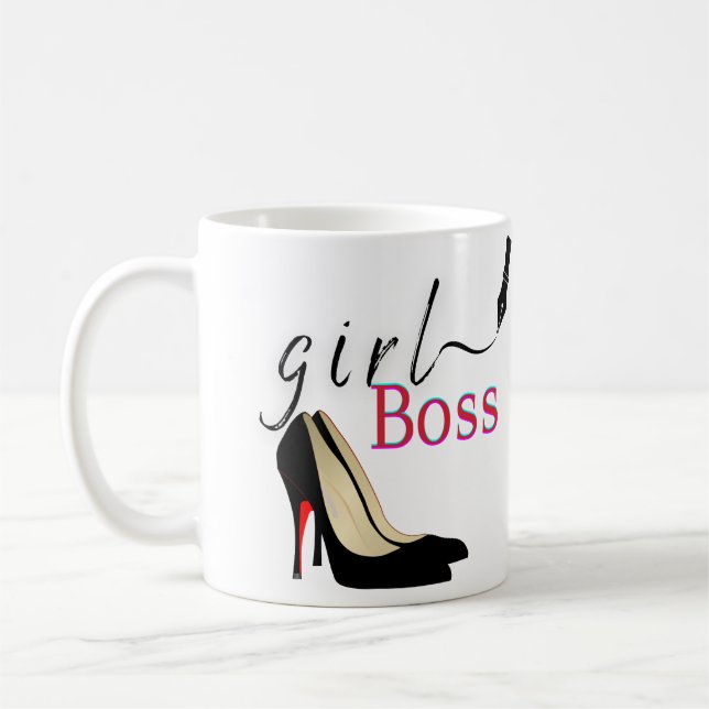 Girl Boss Coffee Coffee Mug (Left)