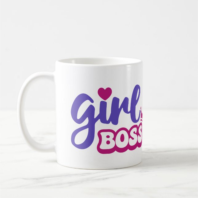 Girl Boss Coffee Mug (Left)