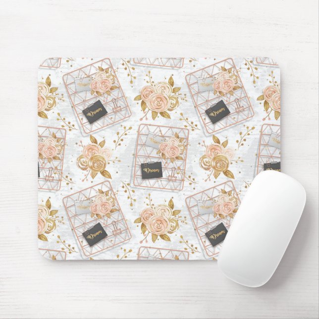 Girl Boss Dream & Believe Mousepad (With Mouse)