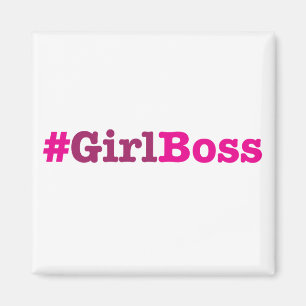 Girl Boss Merchandise Magnet
