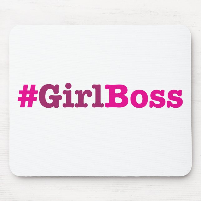 Girl Boss Merchandise Mouse Mat (Front)
