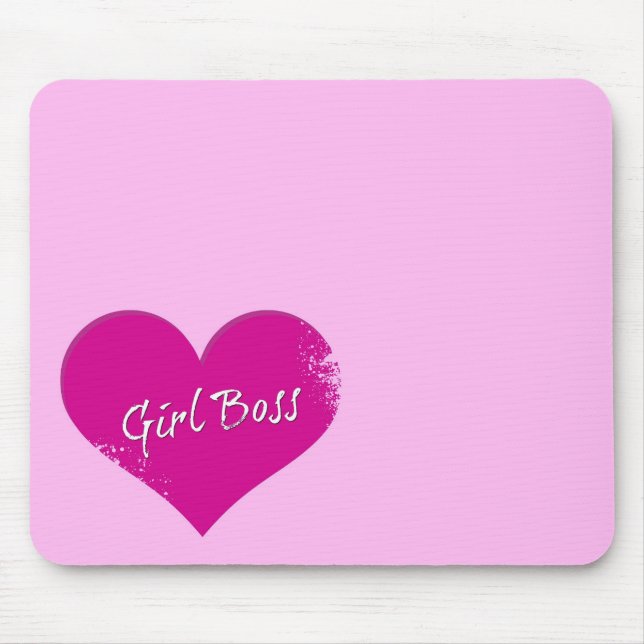 Girl Boss Power Mouse Mat (Front)