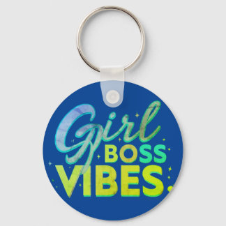 Girl Boss Vibes Key Ring