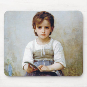Girl, Bouguereau Mouse Mat