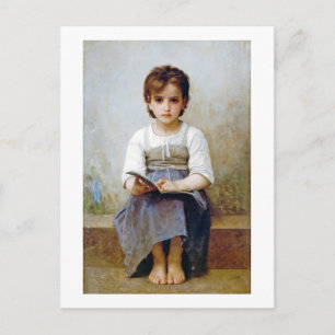 Girl, Bouguereau Postcard
