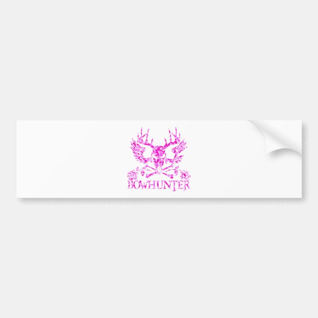GIRL BOWHUNTER BUMPER STICKER (Front)