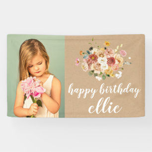 Girl Boy Birthday Wall Decoration Custom Made Banner