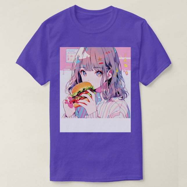 girl burger T-Shirt (Design Front)