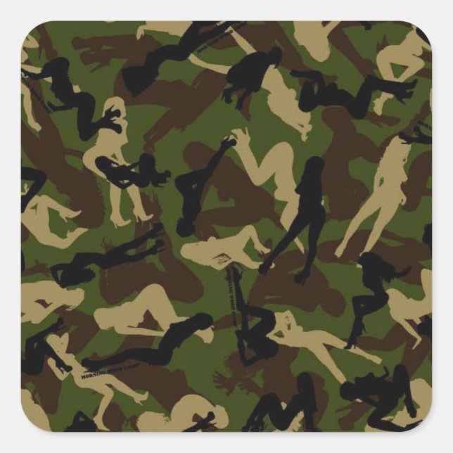 Girl Camo Stickers (Front)
