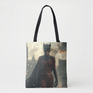 Girl & Cat Powa Tote Bag