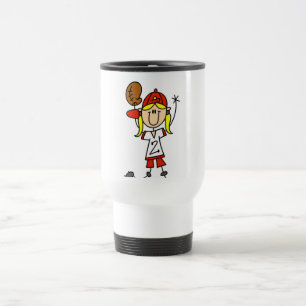 Girl Catching Baseball T-shirts and Gifts Travel Mug