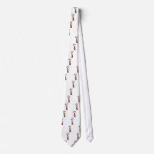 Girl Chef Stick Figure Tshirts and Gifts Tie