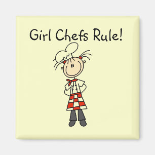 Girl Chefs Rule Magnet