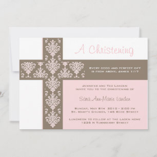 Girl Christening Invitation