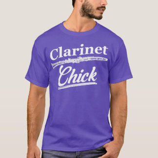 Girl Clarinet Chick Clarinetist T-Shirt