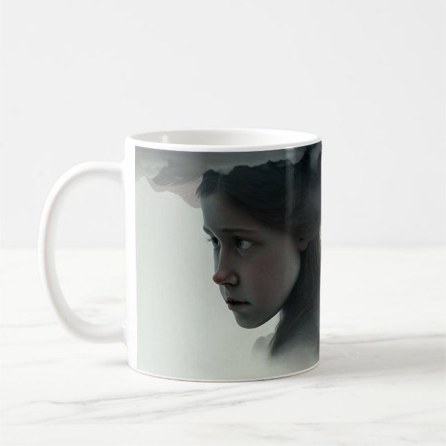girl coffee mug (Left)